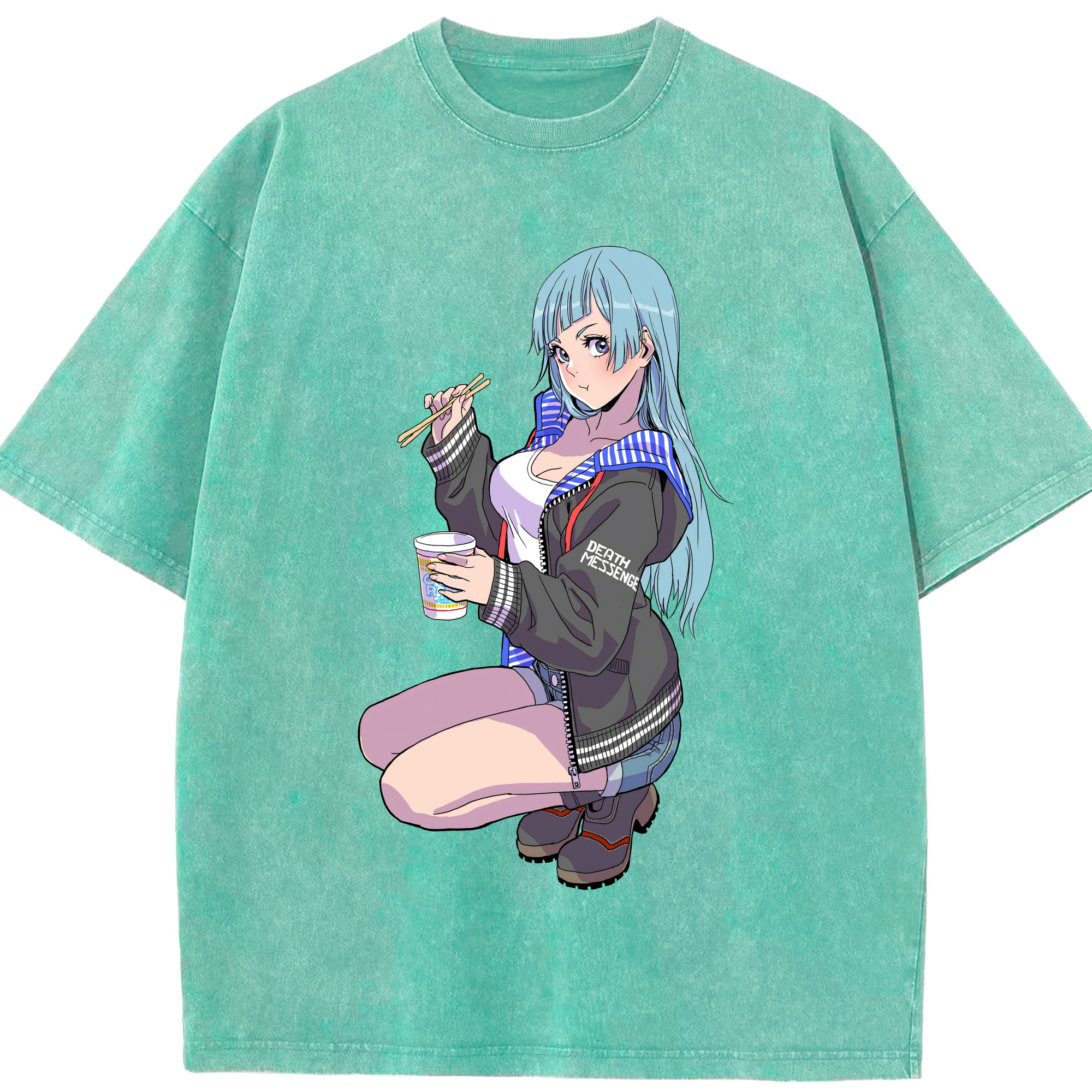 （画像用） 呪術廻戦 Jujutsu Kaisen 綿100% ヴィンテージ風 半袖Tシャツ（フロントプリント）